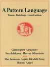 Cover image for A Pattern Language